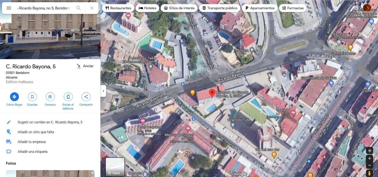 Apartamento Esturion Lejlighed Benidorm Eksteriør billede